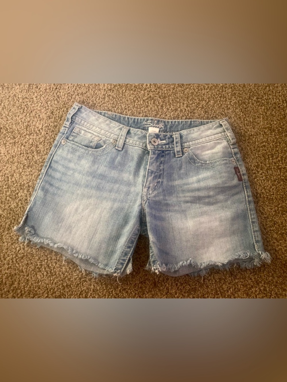 Silver Jeans Light Blue Women's Denim Cutoff Shorts